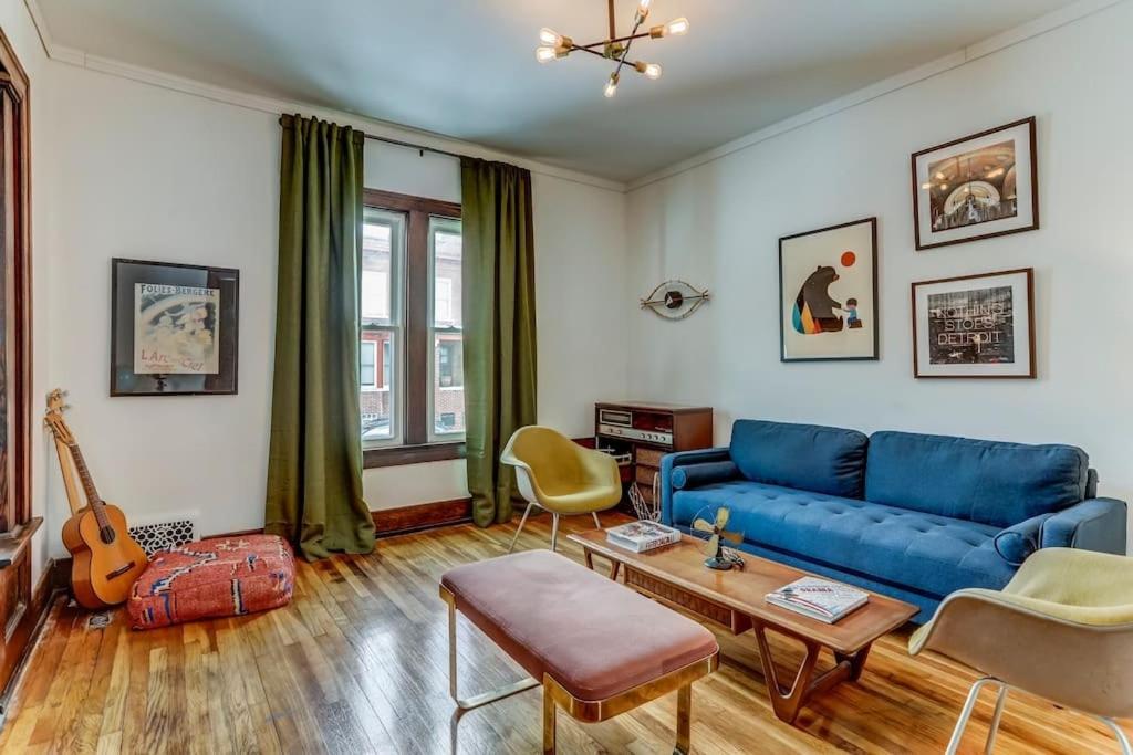 Luxe Mid-Century Styled Historic Townhouse #1 Βίλα Ντητρόιτ Εξωτερικό φωτογραφία